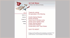 Desktop Screenshot of 1stcallglass.org