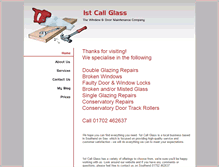 Tablet Screenshot of 1stcallglass.org